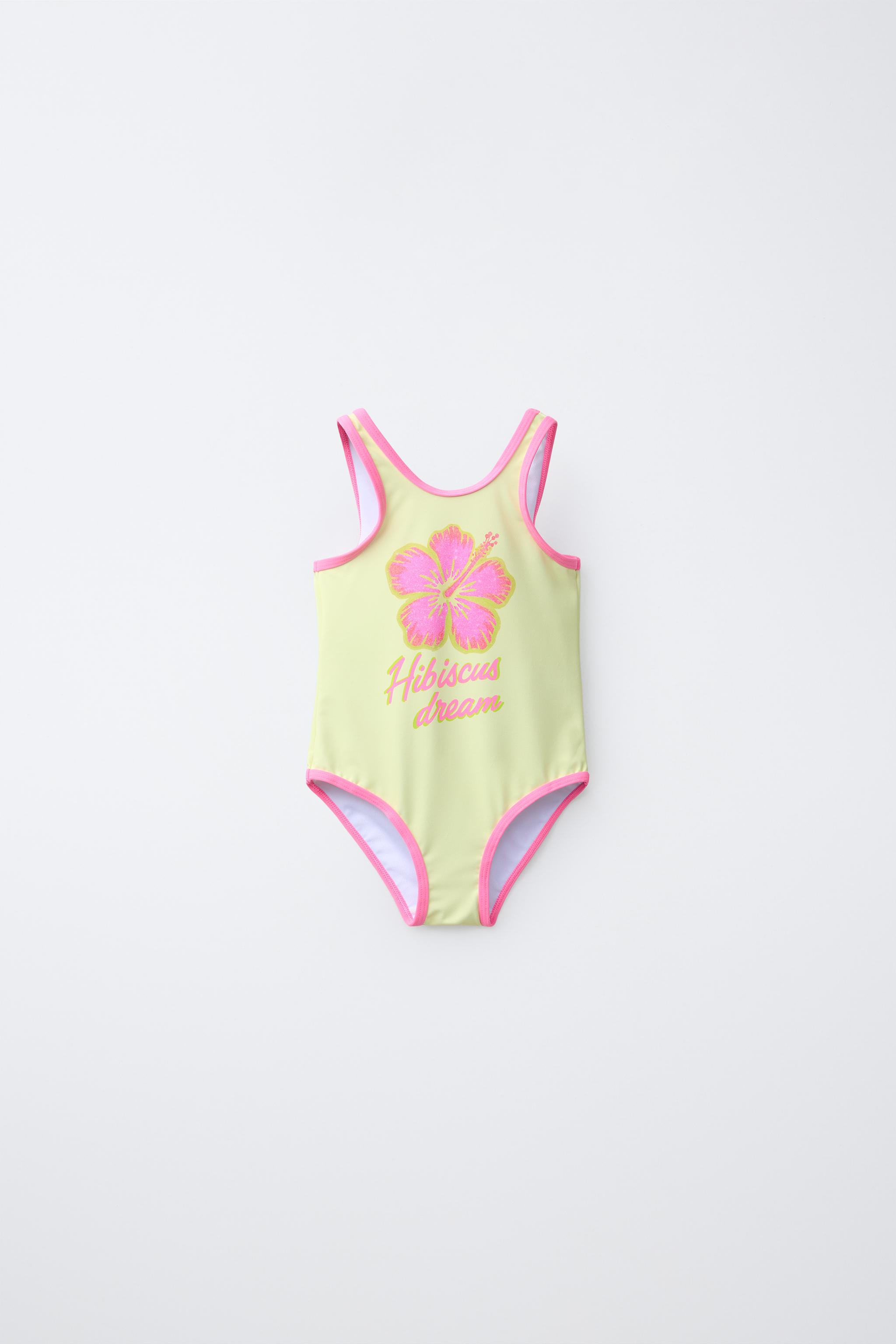 MAILLOT DE BAIN FLEUR HIBISCUS 2-6 ANS